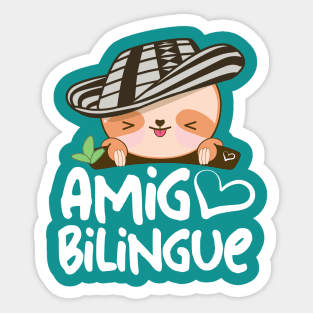 Amigo Bilingue Choko T-shirt Sticker